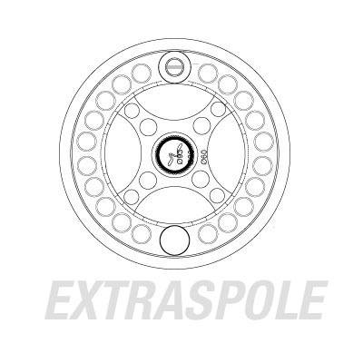 Guideline Fario Click Spare Spool # 4/5 i gruppen Hjul / Fluehjul og ekstra spoler / Ekstra spoler hos Sportfiskeprylar.se (106878GL)