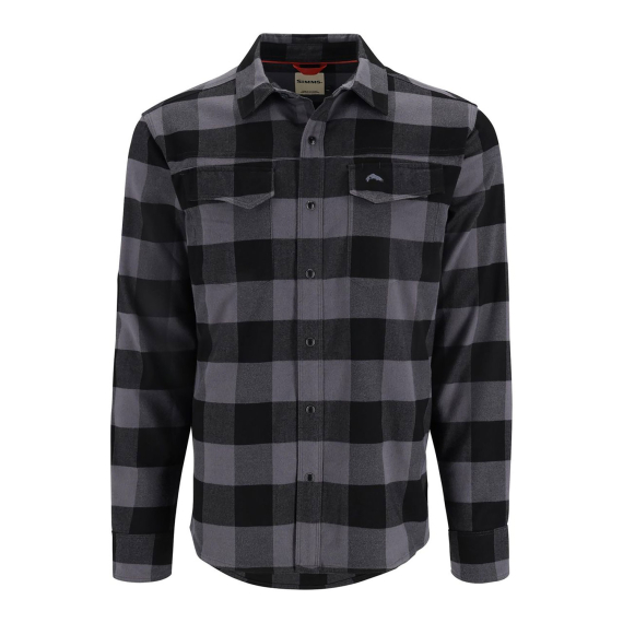 Simms Gallatin Flannel Shirt Slate Buffalo Check Plaid i gruppen Beklædning og fodtøj / Beklædning / Skjorter hos Sportfiskeprylar.se (11896-1209-20r)