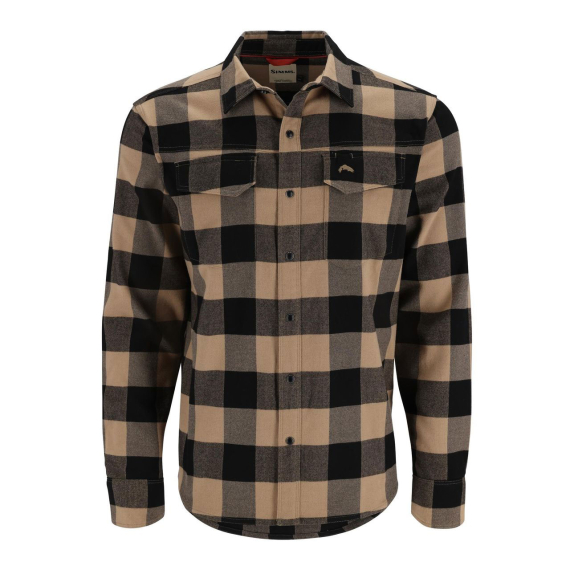 Simms Gallatin Flannel Shirt Cork Buffalo Check Plaid i gruppen Beklædning og fodtøj / Beklædning / Skjorter hos Sportfiskeprylar.se (11896-1220-20r)