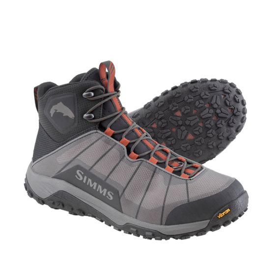 Simms Flyweight Boot Steel Grey (Gummi) i gruppen Beklædning og fodtøj / Waders og waders-udstyr / Vadesko hos Sportfiskeprylar.se (12631-016-13r)