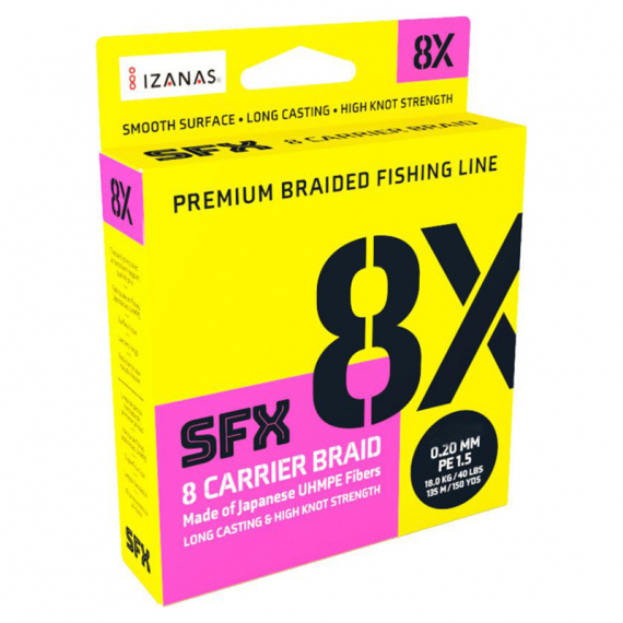 SFX 8X Braid Low Vis Green 137m i gruppen Snøre / Multifilament hos Sportfiskeprylar.se (126721NOr)