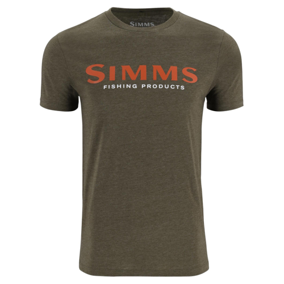 Simms Logo T-Shirt Loden Heather i gruppen Beklædning og fodtøj / Beklædning / T-shirts hos Sportfiskeprylar.se (12803-1274-20r)