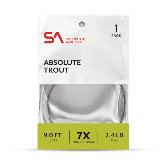 SA Absolute Trout Leader 9\' i gruppen Kroge og endegrej / Ledere og Forfangsmateriale / Færdiglavede forfang / Tapered forfang hos Sportfiskeprylar.se (133944r)