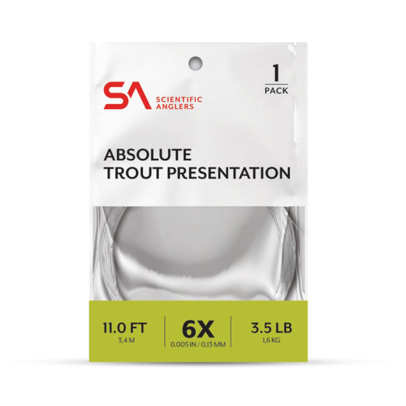 SA Absolute Trout Presentation Leader 14\' i gruppen Kroge og endegrej / Ledere og Forfangsmateriale / Færdiglavede forfang / Tapered forfang hos Sportfiskeprylar.se (134095r)