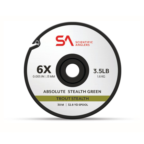 SA Absolute Trout Stealth Tippet Tippet Material i gruppen Kroge og endegrej / Ledere og Forfangsmateriale / Forfangsmateriale / Forfangsmateriale fluefiskeri hos Sportfiskeprylar.se (135757r)