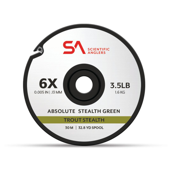 SA Absolute Trout Stealth Tippet Tippet Material i gruppen Kroge og endegrej / Ledere og Forfangsmateriale / Forfangsmateriale / Forfangsmateriale fluefiskeri hos Sportfiskeprylar.se (135757r)