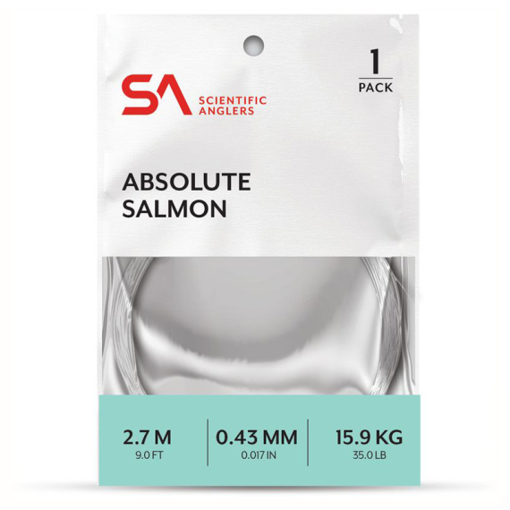 SA Absolute Salmon Leader 9\' i gruppen Kroge og endegrej / Ledere og Forfangsmateriale / Færdiglavede forfang / Tapered forfang hos Sportfiskeprylar.se (138482r)