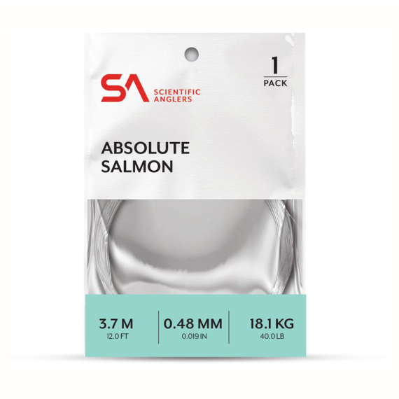 SA Absolute Salmon Leader 12\' i gruppen Kroge og endegrej / Ledere og Forfangsmateriale / Færdiglavede forfang / Tapered forfang hos Sportfiskeprylar.se (138536r)