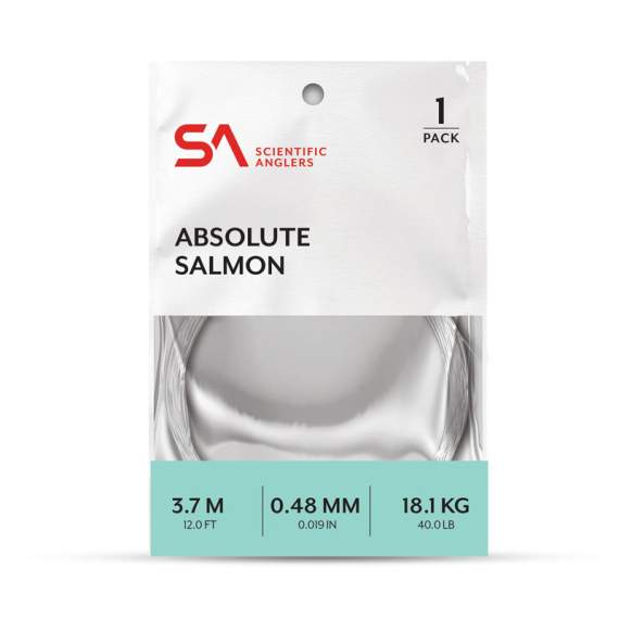 SA Absolute Salmon Leader 12\' i gruppen Kroge og endegrej / Ledere og Forfangsmateriale / Færdiglavede forfang / Tapered forfang hos Sportfiskeprylar.se (138536r)