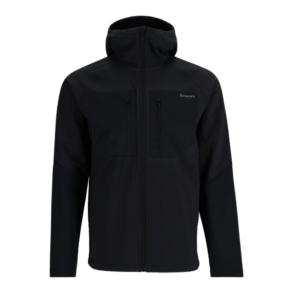 Simms Confluence Hoody Black i gruppen Beklædning og fodtøj / Beklædning / Sweatere / Hættetrøjer hos Sportfiskeprylar.se (14056-001-20r)