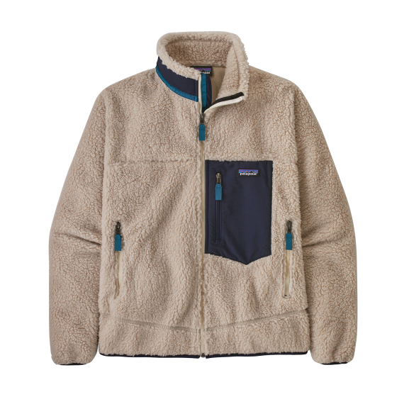 Patagonia Classic Retro-X Jacket Natural i gruppen Beklædning og fodtøj / Beklædning / Jakker / Fleecejakker hos Sportfiskeprylar.se (23056-NAT-Sr)