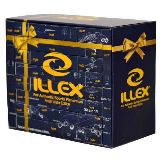 Illex Advent Calendar Fresh Water 2024 i gruppen Andet / Gaver & Gaveguider / Adventskalender hos Sportfiskeprylar.se (29-48731)