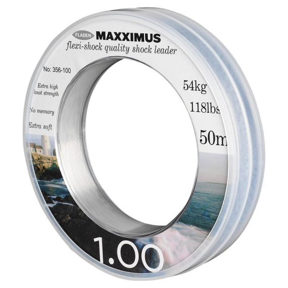 Fladen Maxximus Flexi-Shock Leader 50m i gruppen Kroge og endegrej / Ledere og Forfangsmateriale / Forfangsmateriale / Forfangsmateriale monofilament hos Sportfiskeprylar.se (356-100r)