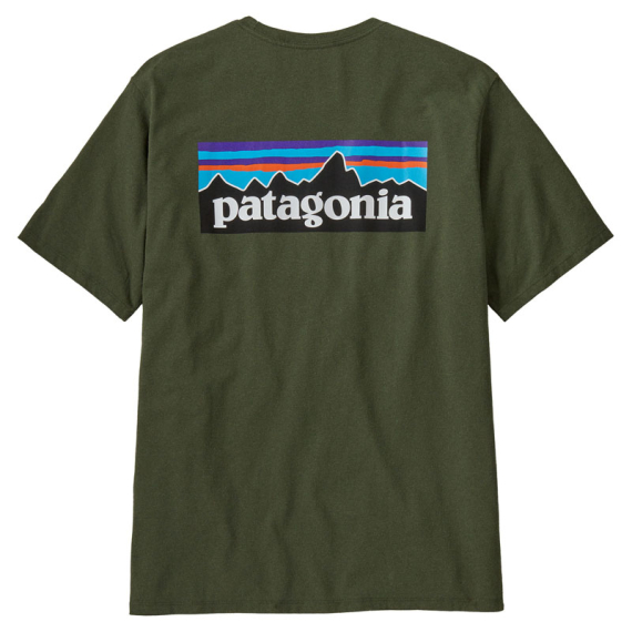 Patagonia M\'s P-6 Logo Responsibili-Tee Torrey Pine Green i gruppen Beklædning og fodtøj / Beklædning / T-shirts hos Sportfiskeprylar.se (38504-TPGN-Sr)