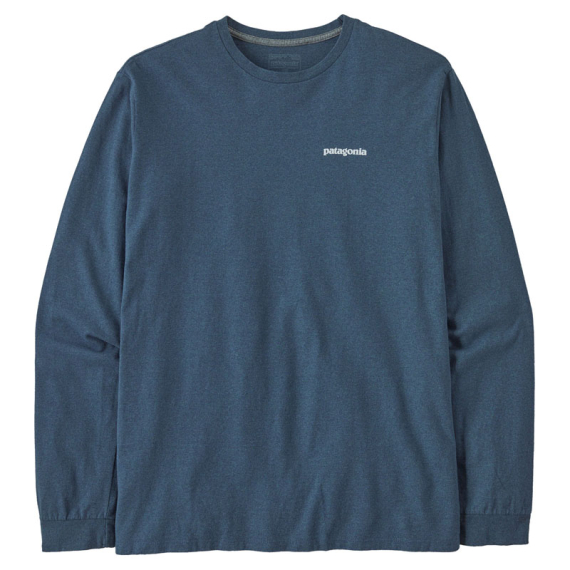 Patagonia M\'s L/S P-6 Logo Responsibili-Tee Utility Blue i gruppen Beklædning og fodtøj / Beklædning / T-shirts hos Sportfiskeprylar.se (38518-UTB-Sr)