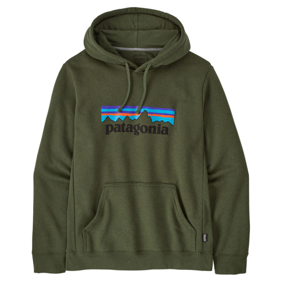 Patagonia P-6 Logo Uprisal Hoody Torrey Pine Green i gruppen Beklædning og fodtøj / Beklædning / Sweatere / Hættetrøjer hos Sportfiskeprylar.se (39622-TPGN-Sr)