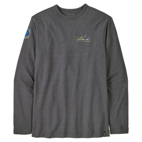 Patagonia M\'s LW Unity Fitz Wildrise Crew Ink Black i gruppen Beklædning og fodtøj / Beklædning / Sweatere / Sweatshirts hos Sportfiskeprylar.se (39687-INBK-Sr)