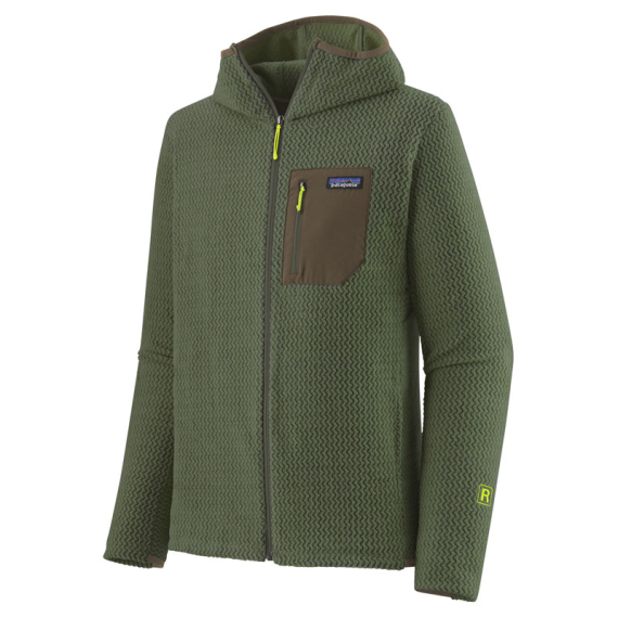 Patagonia M\'s R1 Air Full-Zip Hoody Torrey Pine Green i gruppen Beklædning og fodtøj / Beklædning / Sweatere / Hættetrøjer hos Sportfiskeprylar.se (40255-TPGN-Sr)