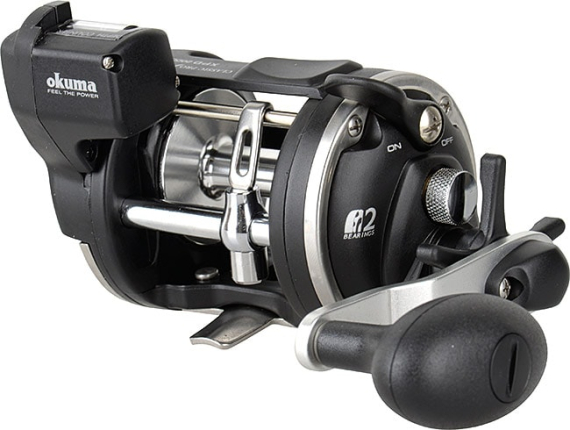 Okuma Classic Linecounter XPD- 30DLXA 2bb Left Hand i gruppen Hjul / Lavprofilhjul / Runde multiplikatorhjul hos Sportfiskeprylar.se (49694)