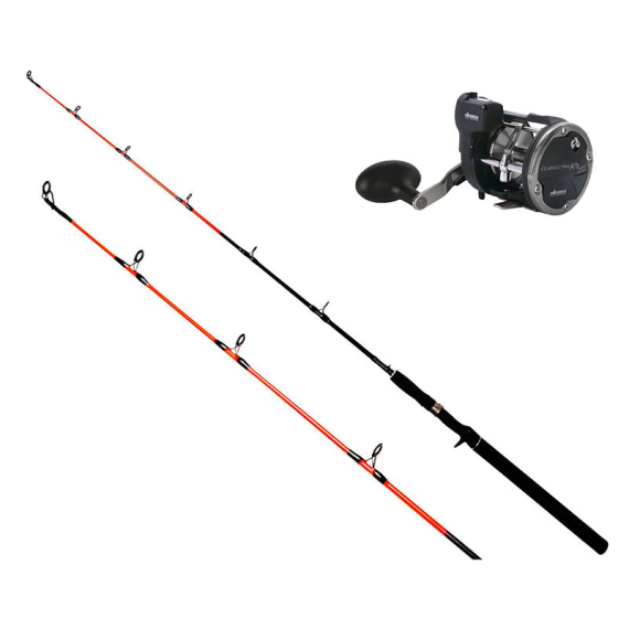 Okuma Classic Linecounter XPD- 30DLXA/Maxximus Predator Ice Medium Combo Vänster i gruppen Fiskemetoder / Isfiskeri / Isfiskeri Sæt / Isfiskerisæt hos Sportfiskeprylar.se (49694ICEMAXI-SET)