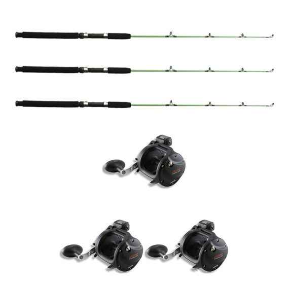 Okuma Magda Pro MA-20DLXT Vänstervevad/Wiggler Ismetespö Medium 118,5 cm 3-Pack i gruppen Fiskemetoder / Isfiskeri / Isfiskeri Sæt / Isfiskerisæt hos Sportfiskeprylar.se (49697ICE3PCS-SET)