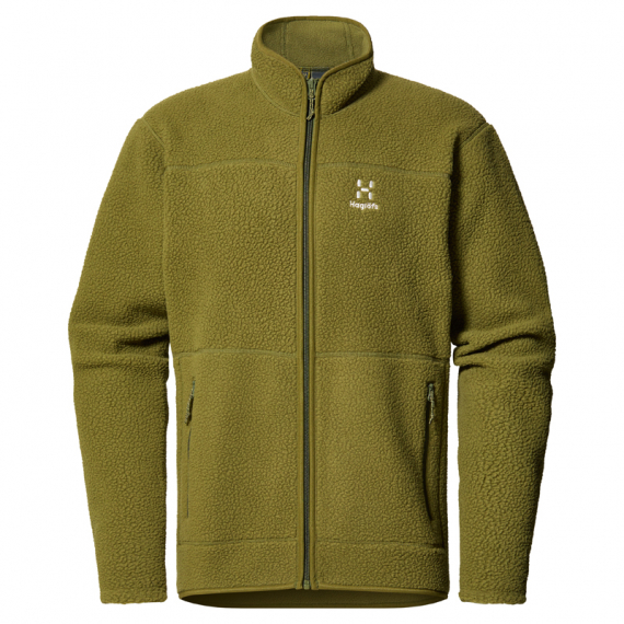 Haglöfs Mossa Pile Jacket Men Olive Green i gruppen Beklædning og fodtøj / Beklædning / Jakker / Fleecejakker hos Sportfiskeprylar.se (6065394VY020r)