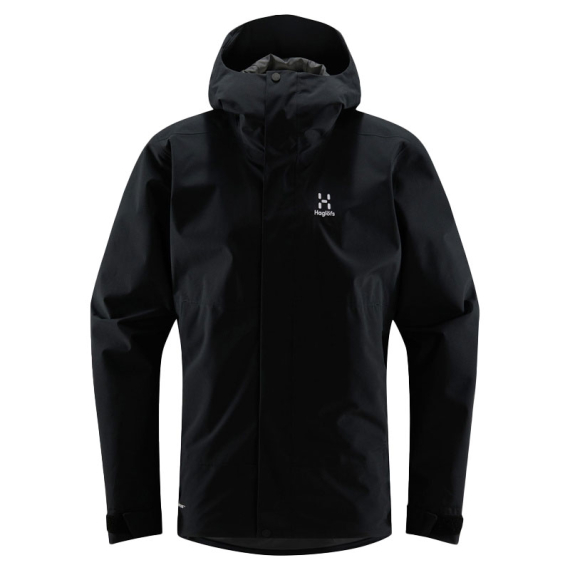 Haglöfs Koyal Proof Jacket Men True Black i gruppen Beklædning og fodtøj / Beklædning / Jakker / Regnjakker hos Sportfiskeprylar.se (6079572C5020r)