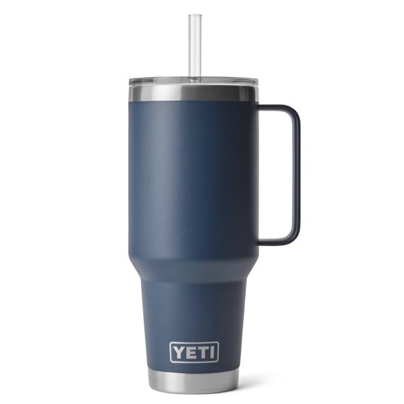 Yeti Rambler 42 Oz Straw Mug - Navy i gruppen Outdoor / Stormkøkken og køkkenredskaber / Termoflasker / Termokrus hos Sportfiskeprylar.se (70000003358)