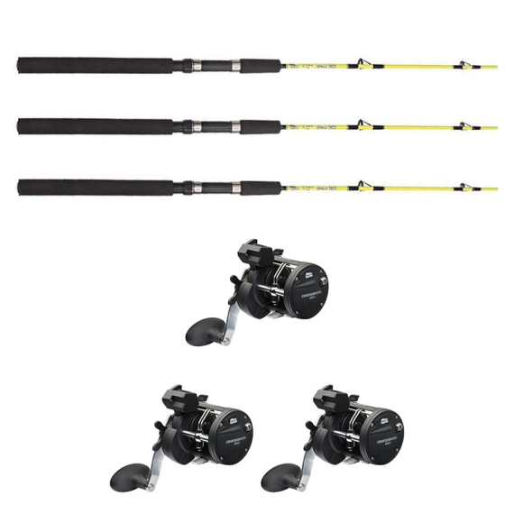 Abu Garcia Cardinal Trolling 20LC/Fladen Ice Pike 130cm Combo Right 3-Pack i gruppen Fiskemetoder / Isfiskeri / Isfiskeri Sæt / Isfiskerisæt hos Sportfiskeprylar.se (84-130Y3pcs-set)