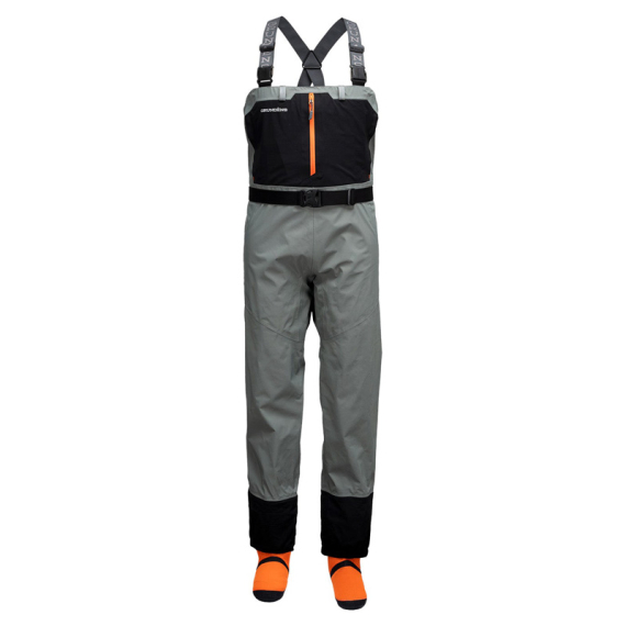 Grundéns Men\'s Bedrock Stockingfoot Wader Sagebrush i gruppen Beklædning og fodtøj / Waders og waders-udstyr / Waders hos Sportfiskeprylar.se (90005-074-3007r)