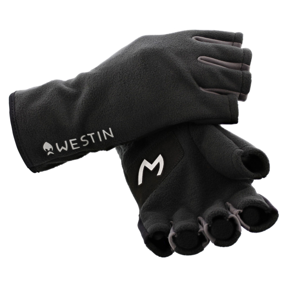 Westin HLF Fleece Gloves Carbon Black i gruppen Beklædning og fodtøj / Beklædning / Handsker hos Sportfiskeprylar.se (A222-657-Mr)