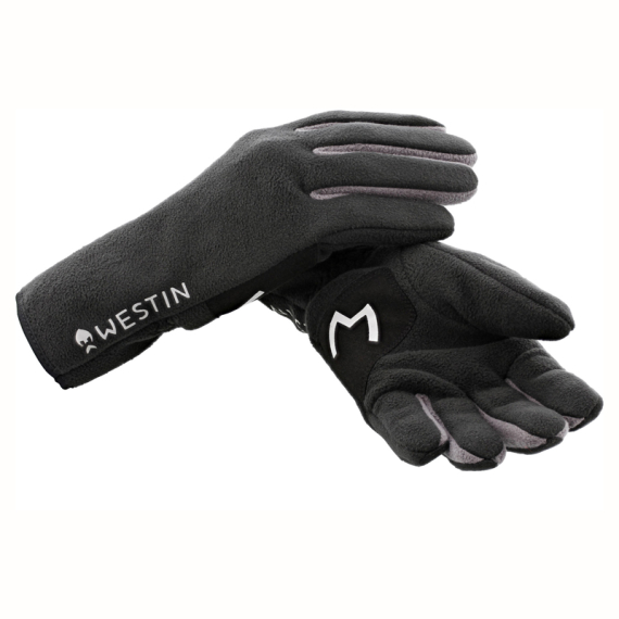 Westin Full Fleece Gloves Carbon Black i gruppen Beklædning og fodtøj / Beklædning / Handsker hos Sportfiskeprylar.se (A223-657-Mr)