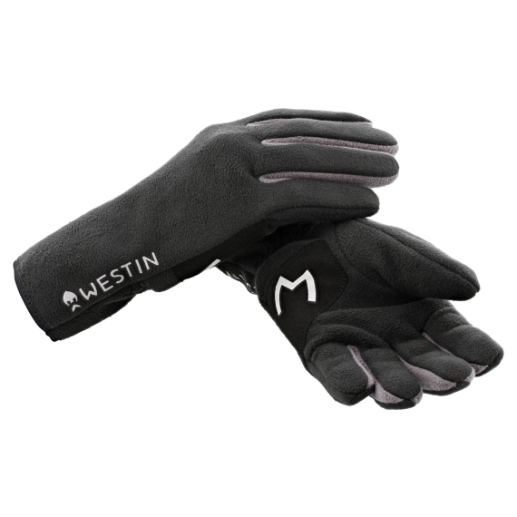 Westin Full Fleece Gloves Carbon Black i gruppen Beklædning og fodtøj / Beklædning / Handsker hos Sportfiskeprylar.se (A223-657-Mr)