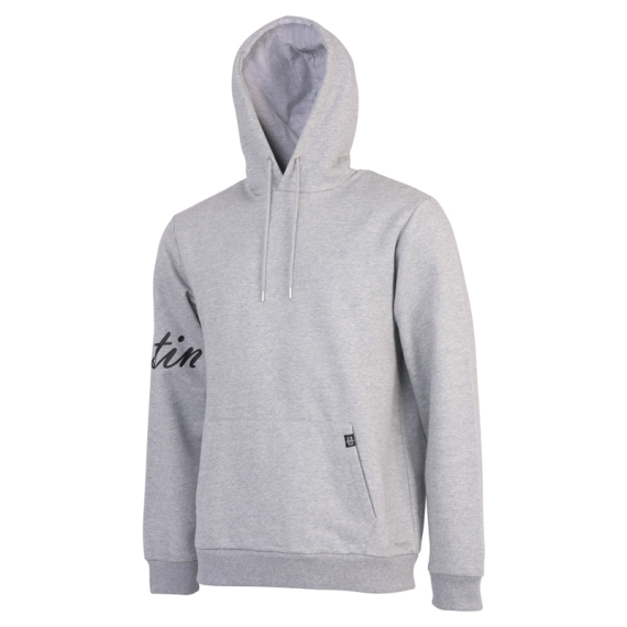 Westin Script Hoodie Grey Melange i gruppen Beklædning og fodtøj / Beklædning / Sweatere / Hættetrøjer hos Sportfiskeprylar.se (A256-503-Sr)