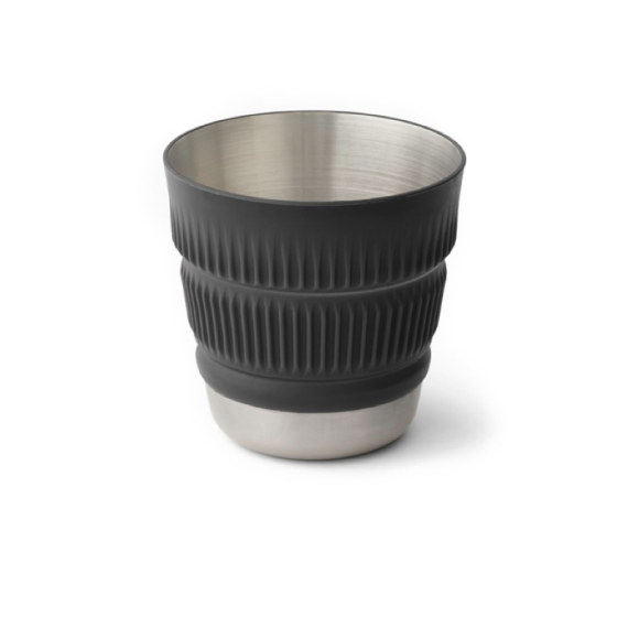 Sea To Summit Detour Stainless Steel Collapsible Mug Black i gruppen Outdoor / Stormkøkken og køkkenredskaber / Kopper og krus hos Sportfiskeprylar.se (ACK039031-050101)