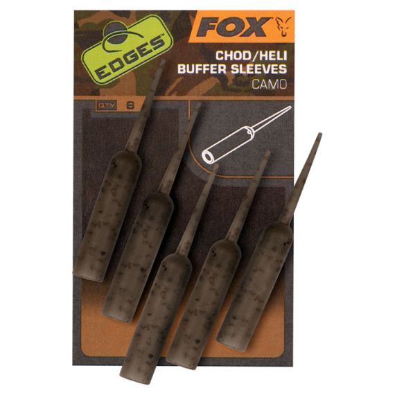 Fox Edges Camo Naked Chod/Heli Buffer Sleeves 6pcs i gruppen Kroge og endegrej / Rig tilbehør / Krympeslanger og tuber hos Sportfiskeprylar.se (CAC781)