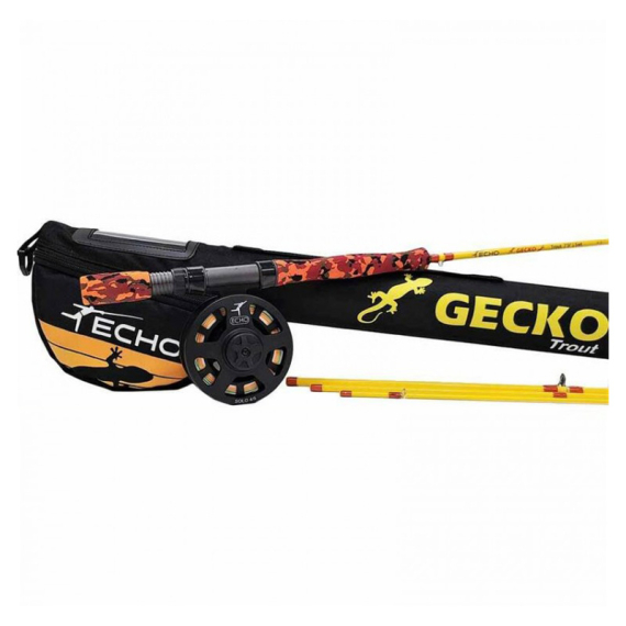 ECHO Gecko Kids Fly Fishing Outfit 7\'9\'\' #5 i gruppen Sæt / Fluefiskeri Sæt / Fluefiskesæt til én hånd hos Sportfiskeprylar.se (ECHO-GECKOTROUTKIT)