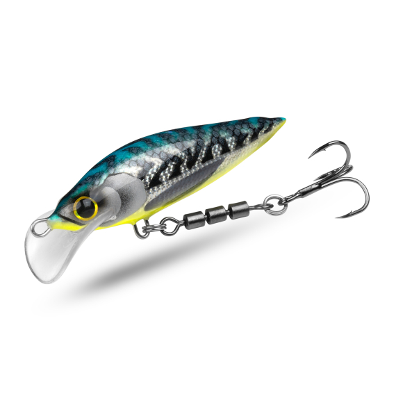 Elfbaits Baby Troll 7,5cm, 6g - Flouroscent Mackerel i gruppen Madding / Håndlavede agn / Håndlavede crankbaits hos Sportfiskeprylar.se (EFLBAITBBYT2)