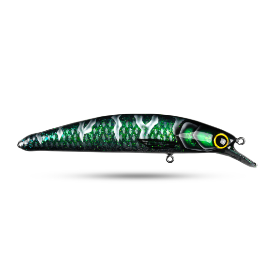 Elfbaits Big Troll 25cm, 160g - Northern Lights i gruppen Madding / Håndlavede agn / Håndlavede crankbaits hos Sportfiskeprylar.se (EFLBAITBT1)