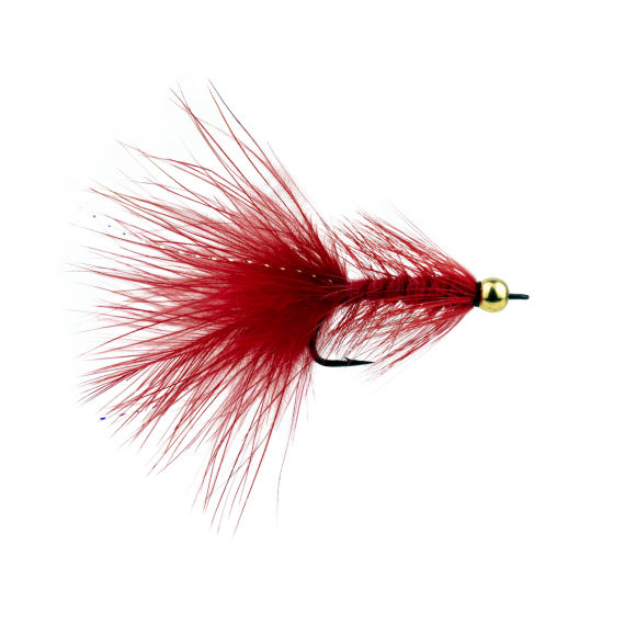 Wolly Bugger BH Red # 6 i gruppen Madding / Fluer / Streamere hos Sportfiskeprylar.se (F30-1055-6)