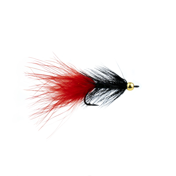 Wolly Bugger BH Red/Black # 6 i gruppen Madding / Fluer / Streamere hos Sportfiskeprylar.se (F30-1092-6)