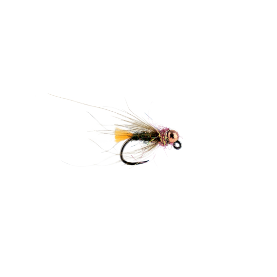 Orange Hot Spot Jig Nymph TB # 12 i gruppen Madding / Fluer / Nymfer hos Sportfiskeprylar.se (F30-1096-12)