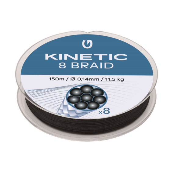 Kinetic 8 Braid 150m Black i gruppen Snøre / Multifilament hos Sportfiskeprylar.se (F500-312-007r)