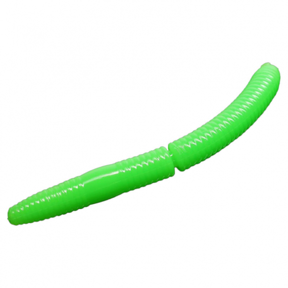 Libra Lures Fatty D\'Worm 75 Krill (8-pack) - Hot Green i gruppen Madding / Softbaits / krebs og creaturebaits / Orme hos Sportfiskeprylar.se (FDW75L8P-026)