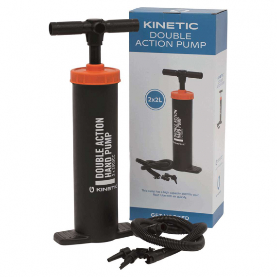 Kinetic Double Action Pump 2x2L i gruppen Bådelektronik / Flyderinge og gummibåde / Flyderinge og tilbehør til flyderinge / Flydering tilbehør hos Sportfiskeprylar.se (G226-103-084)