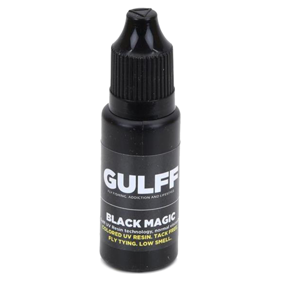 Gulff Black Magic 15ml i gruppen Udstyr og tilbehør / Superlim og epoxy / UV-lim hos Sportfiskeprylar.se (GU15BLK)