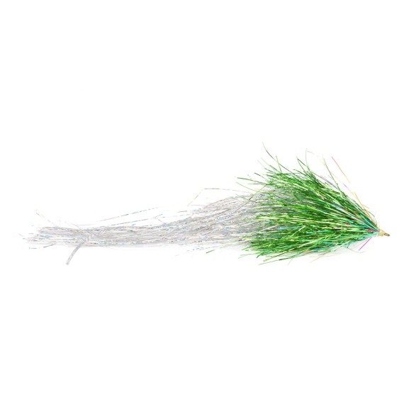 Flashabou Deceiver Green Silver i gruppen Madding / Fluer / Geddefluer hos Sportfiskeprylar.se (HF1190-2)