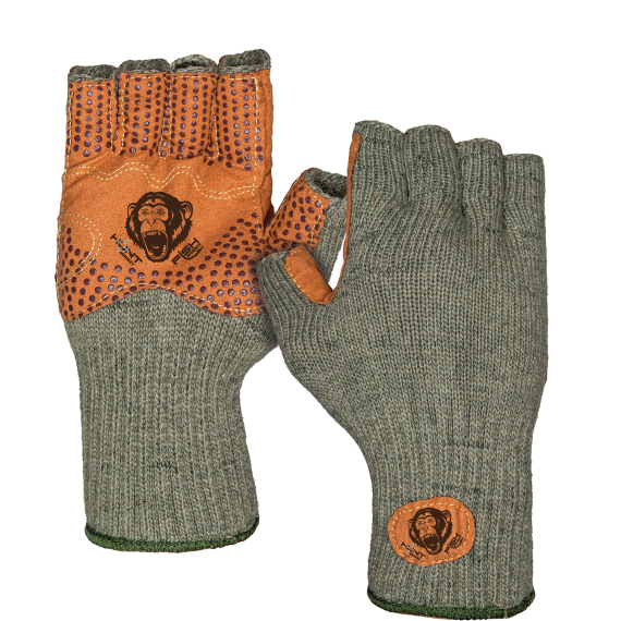 Fish Monkey Wooly Gloves Olive i gruppen Beklædning og fodtøj / Beklædning / Handsker hos Sportfiskeprylar.se (HM713-SMr)