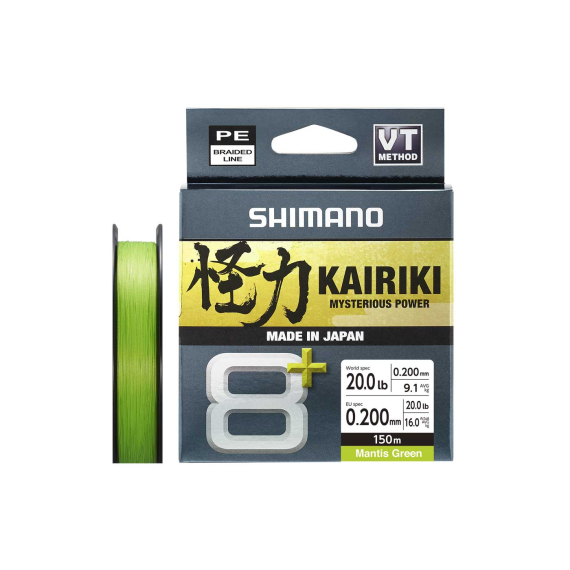 Shimano Kairiki 8+ 150m Green i gruppen Snøre / Multifilament hos Sportfiskeprylar.se (LDM58XE0606015Gr)