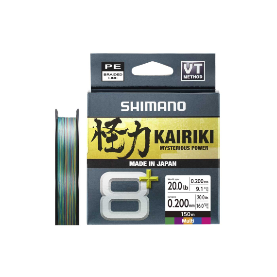 Shimano Kairiki 8+ 150m Multi i gruppen Snøre / Multifilament hos Sportfiskeprylar.se (LDM58XE0606015Mr)